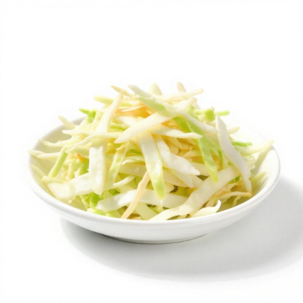 Coleslaw isolated on a white background