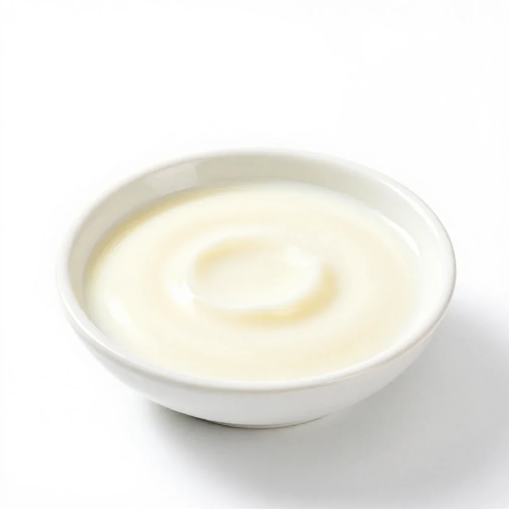 Condensed milk isolated on a white background