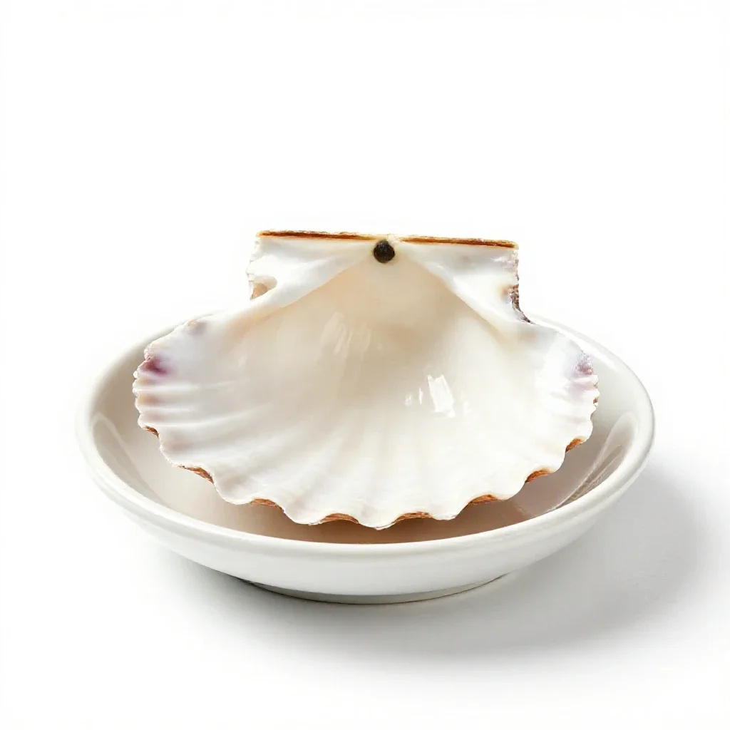 Coquille isolated on a white background