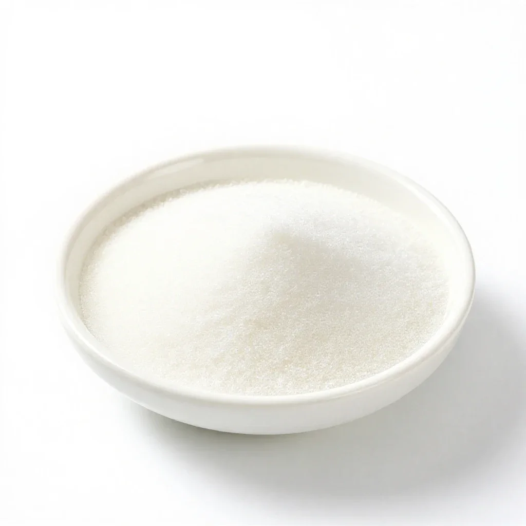 Corn sugar isolated on a white background
