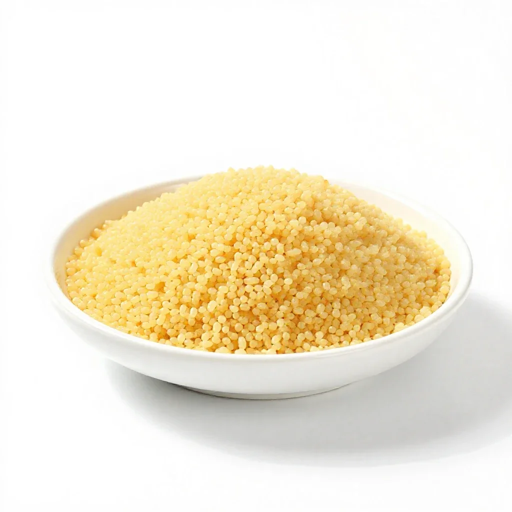 Couscous isolated on a white background