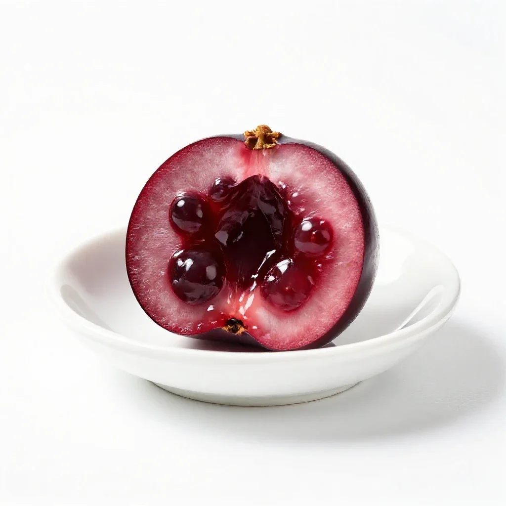 Cranberry juice isolated on a white background