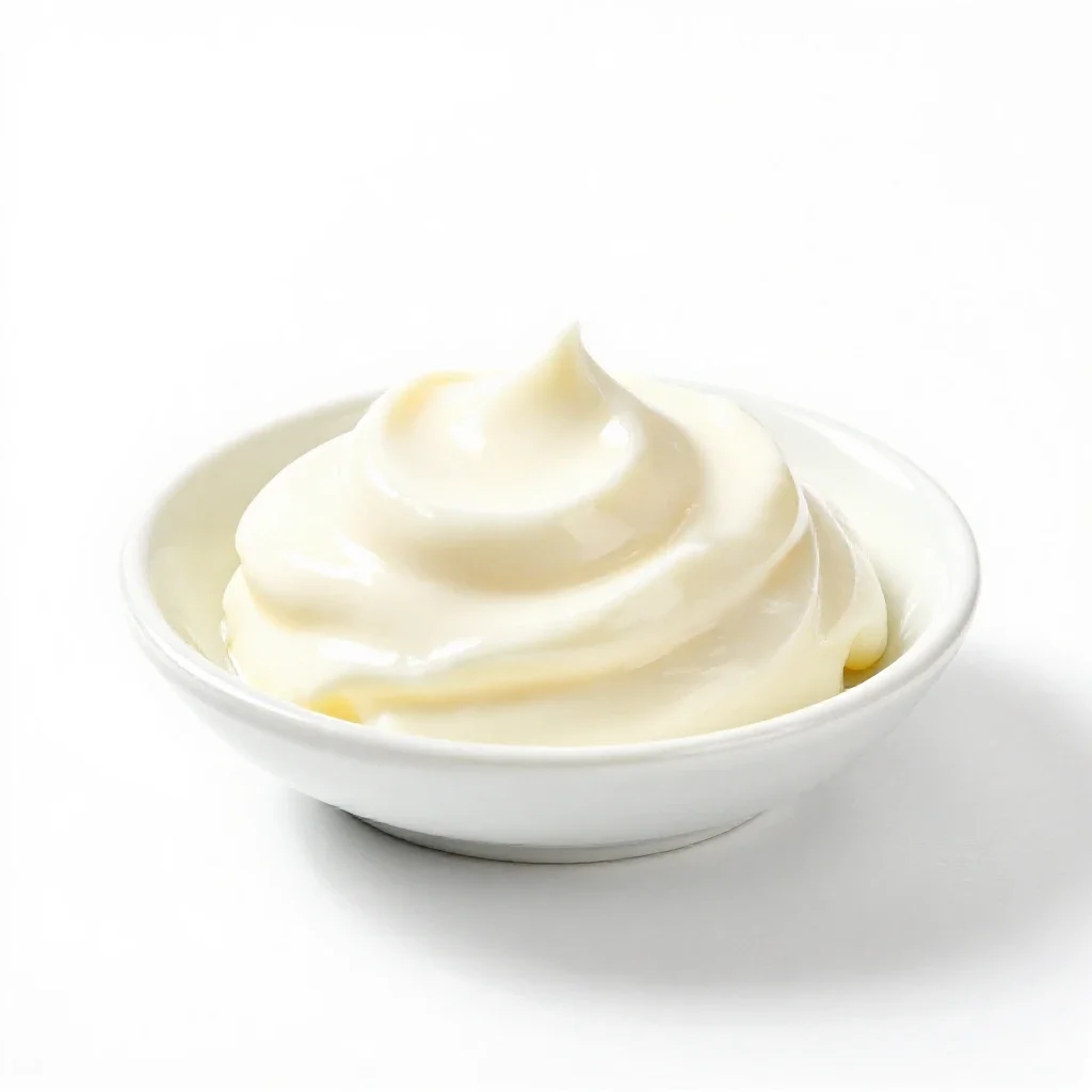Creme de fraise isolated on a white background
