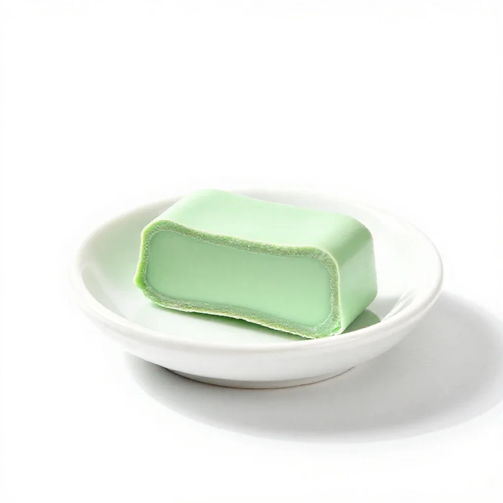 Creme de menthe isolated on a white background