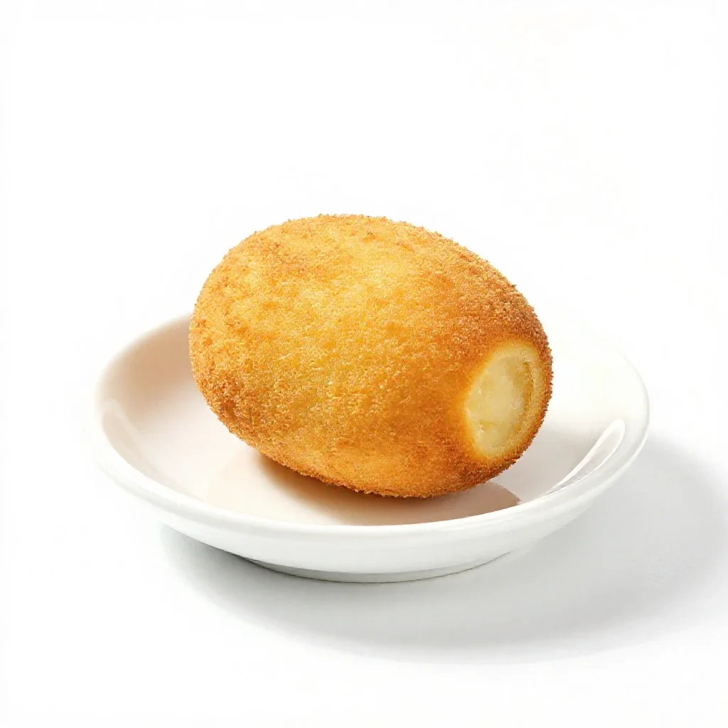 Croquette isolated on a white background
