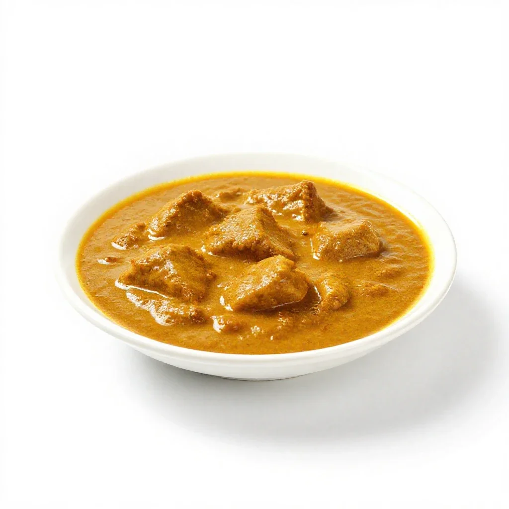 Curry isolated on a white background
