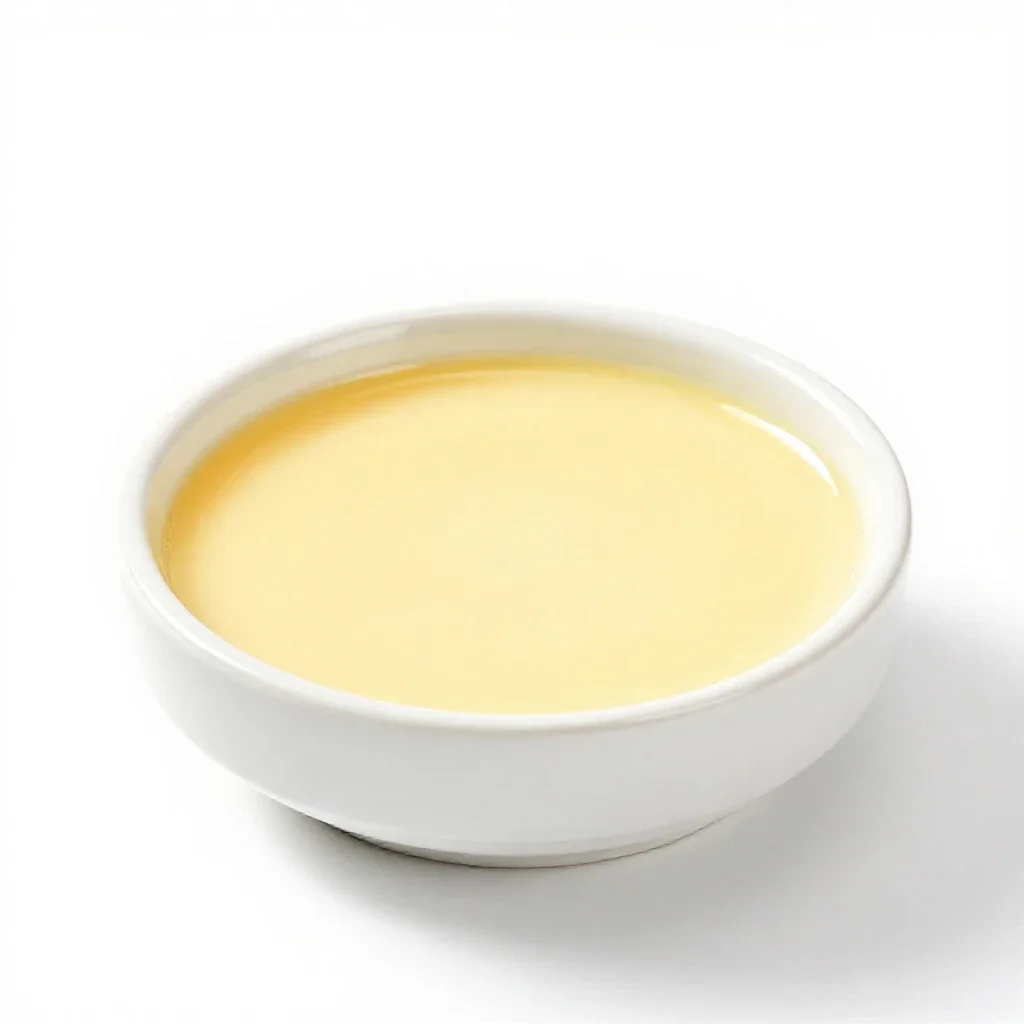 Custard isolated on a white background