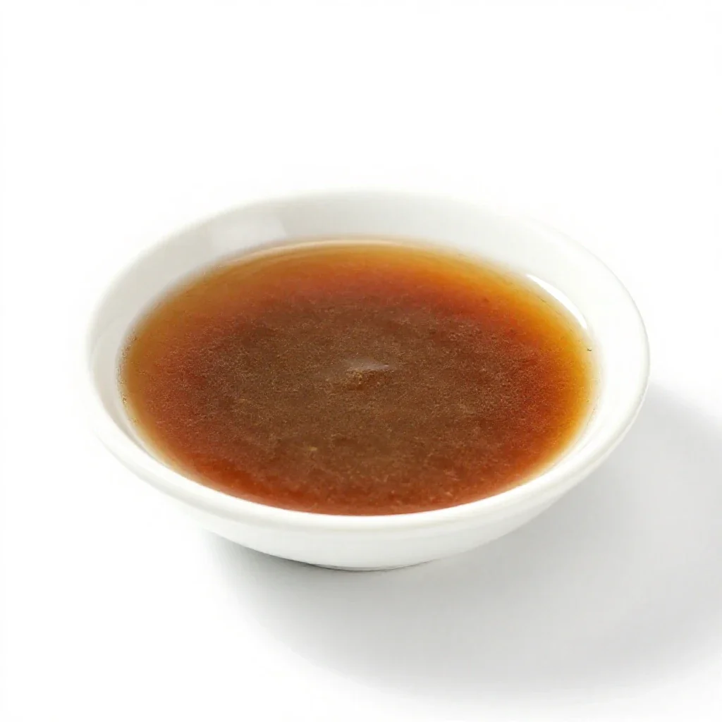 Demiglace isolated on a white background