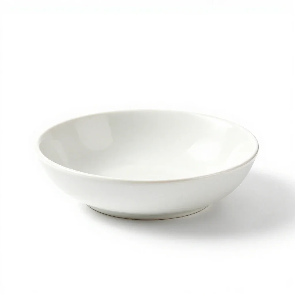 Dish isolated on a white background