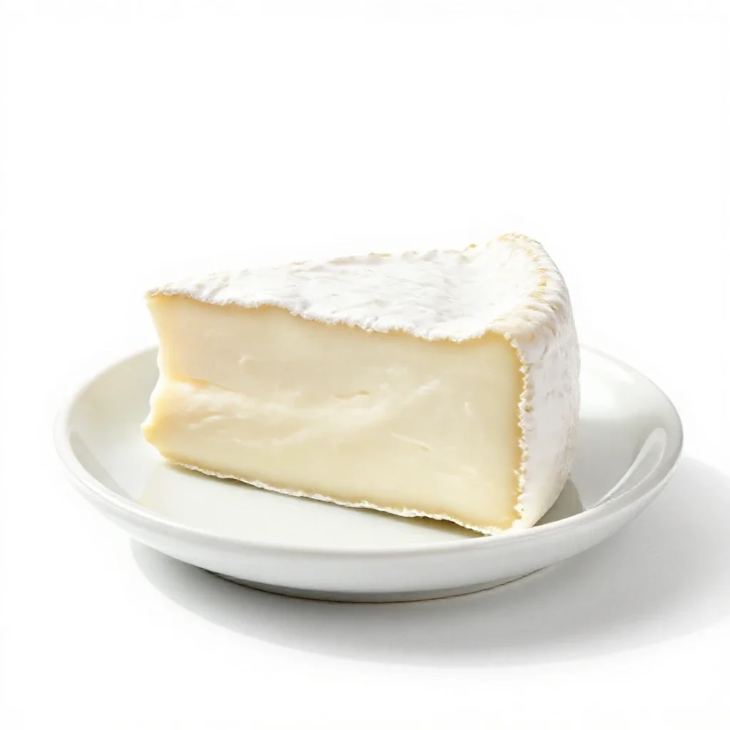 Double cream isolated on a white background
