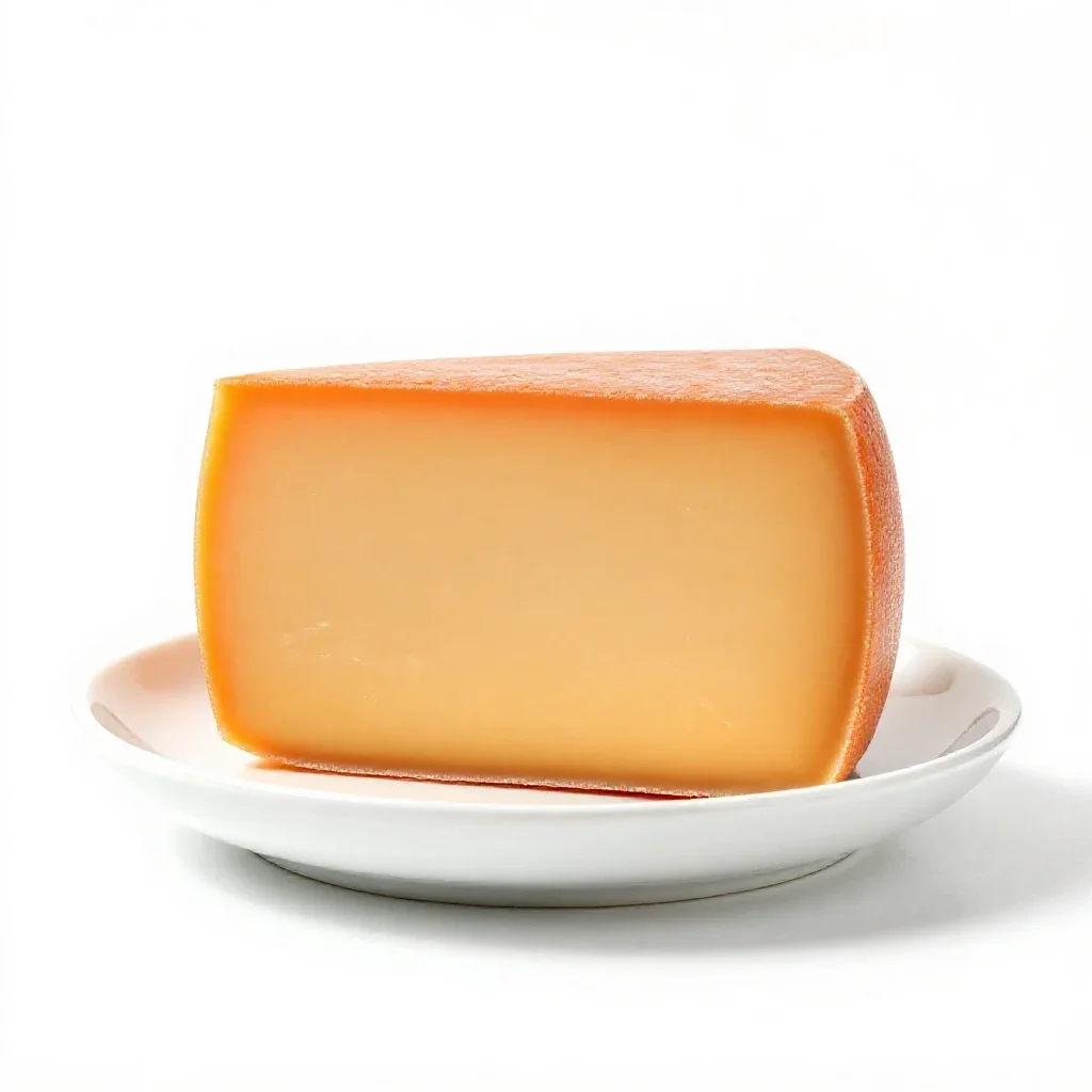 Double Gloucester isolated on a white background