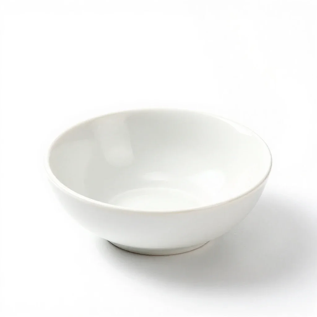 Drinking water isolated on a white background