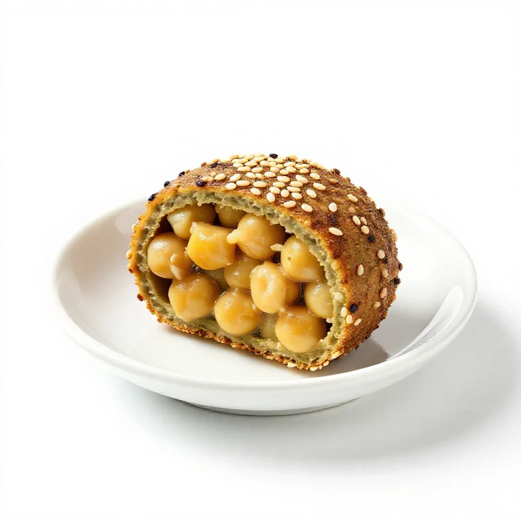 Falafel isolated on a white background