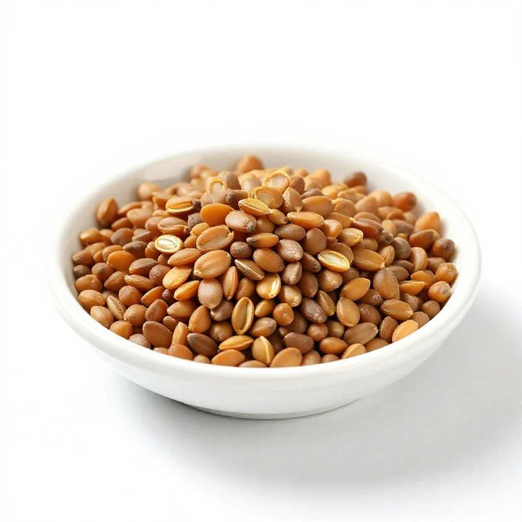 Fenugreek isolated on a white background