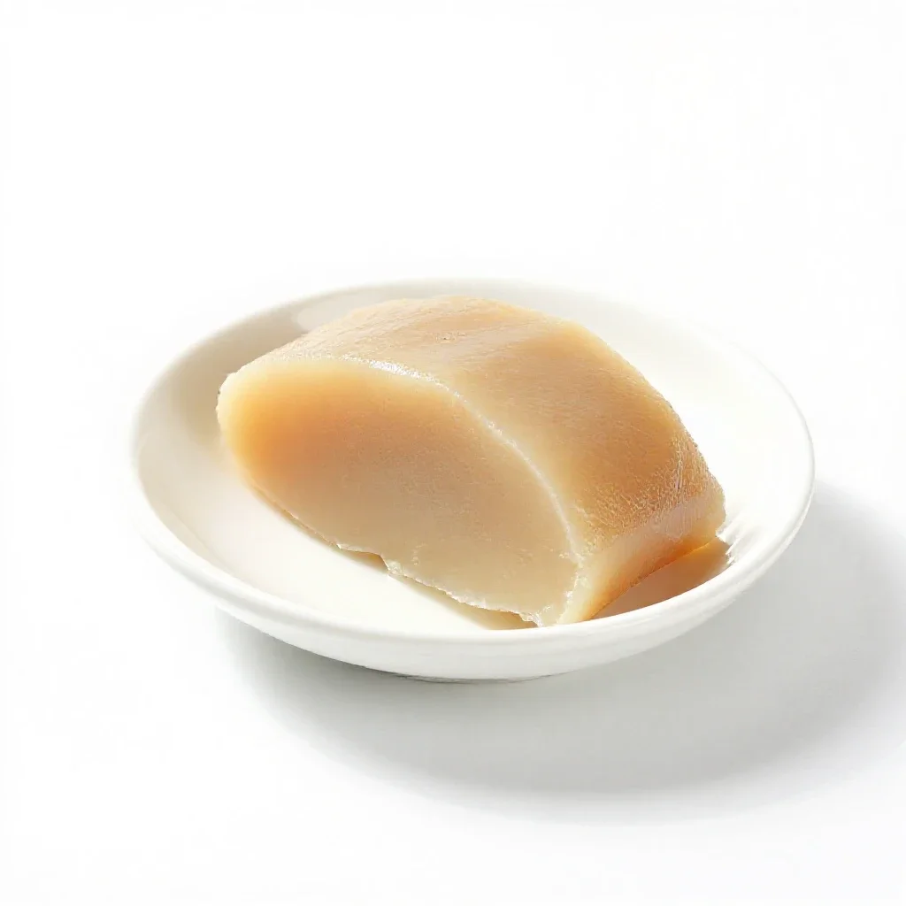 Fishpaste isolated on a white background