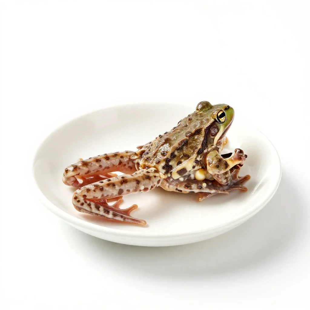 Frog legs isolated on a white background