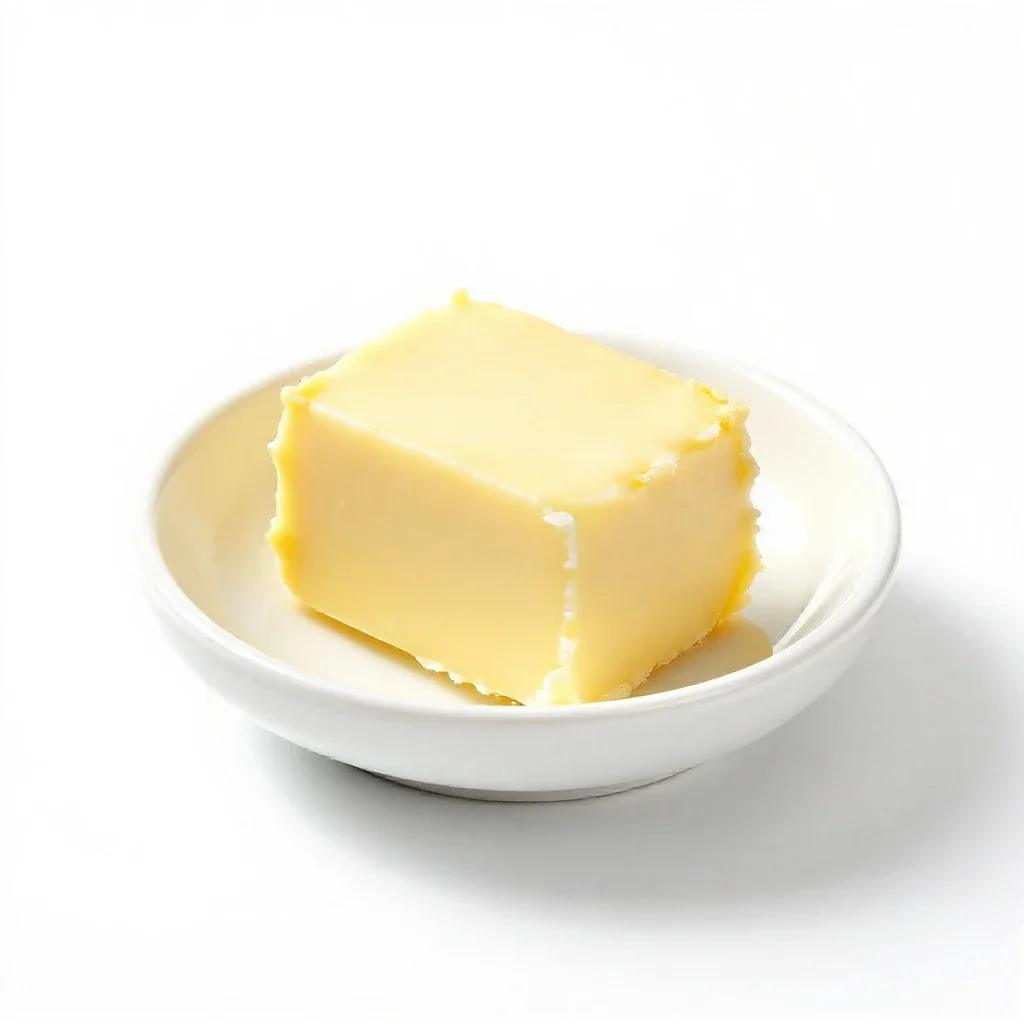 Garlic butter isolated on a white background