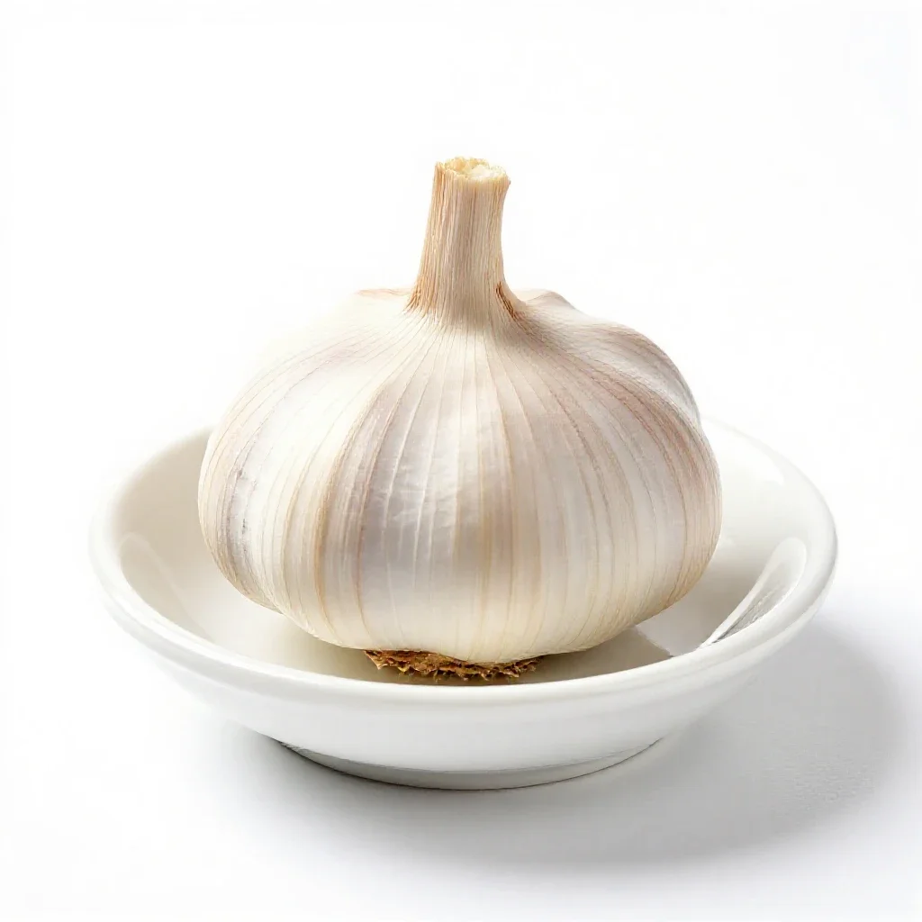Garlic isolated on a white background