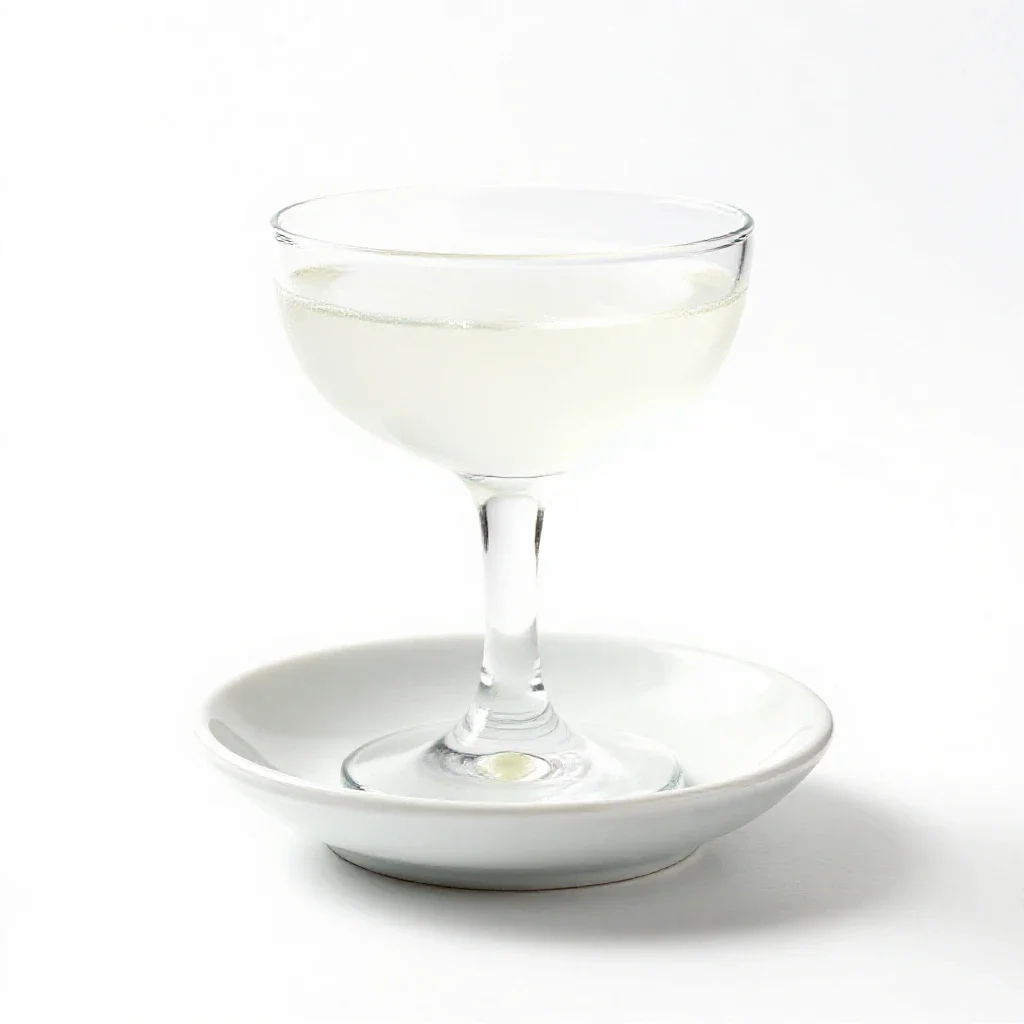 Gin and it isolated on a white background