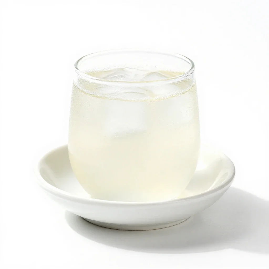 Ginger ale isolated on a white background