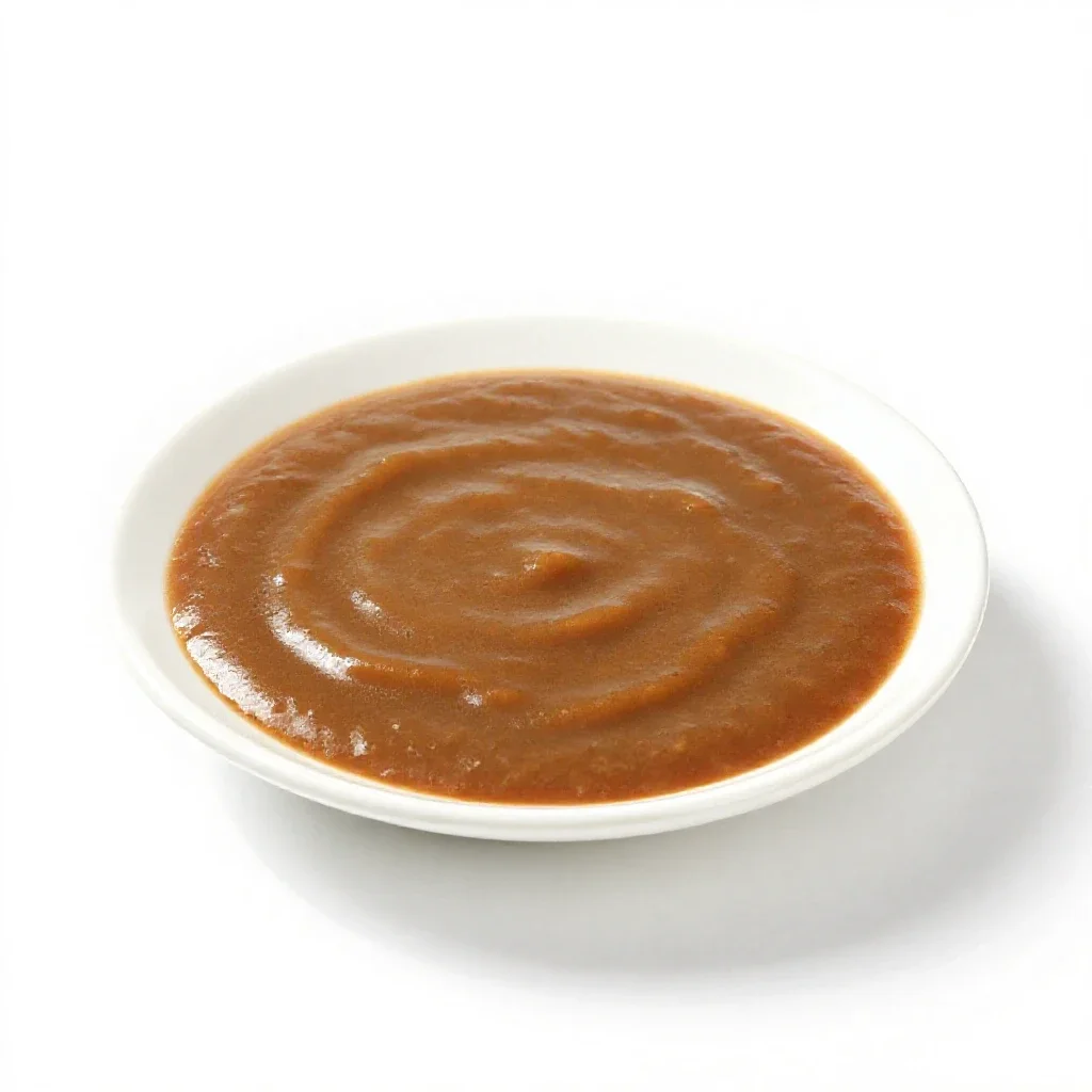 Gravy isolated on a white background