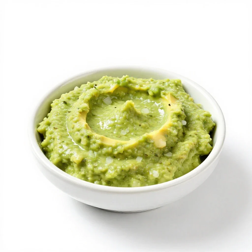 Guacamole isolated on a white background