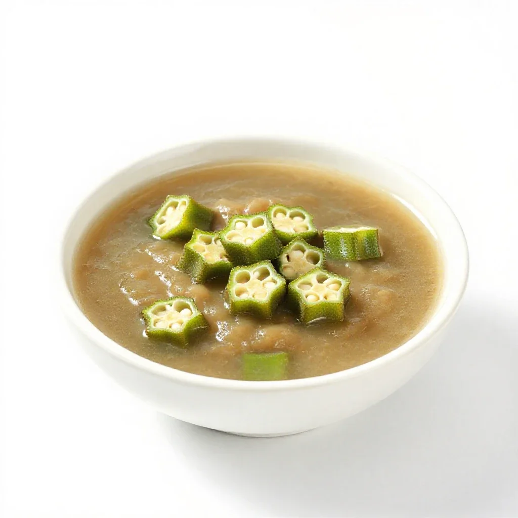 Gumbo isolated on a white background