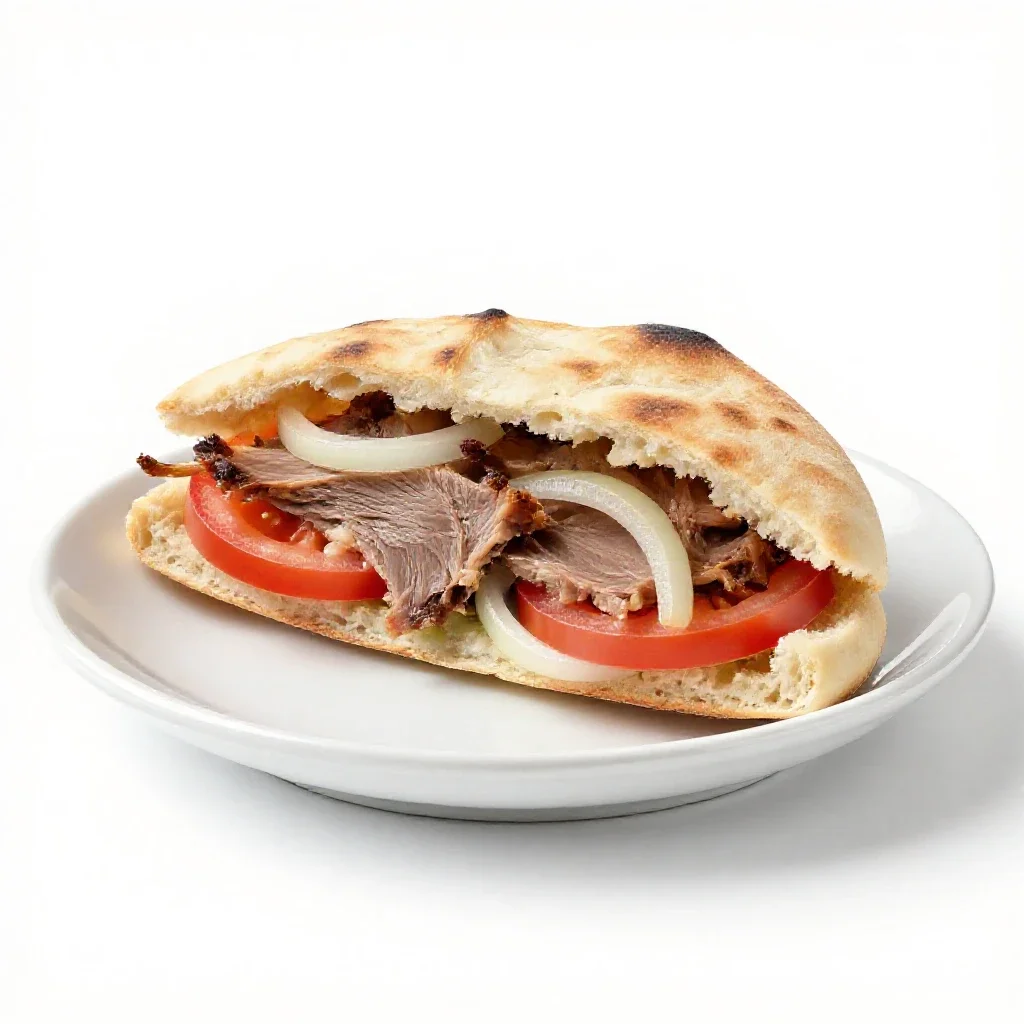 Gyro isolated on a white background