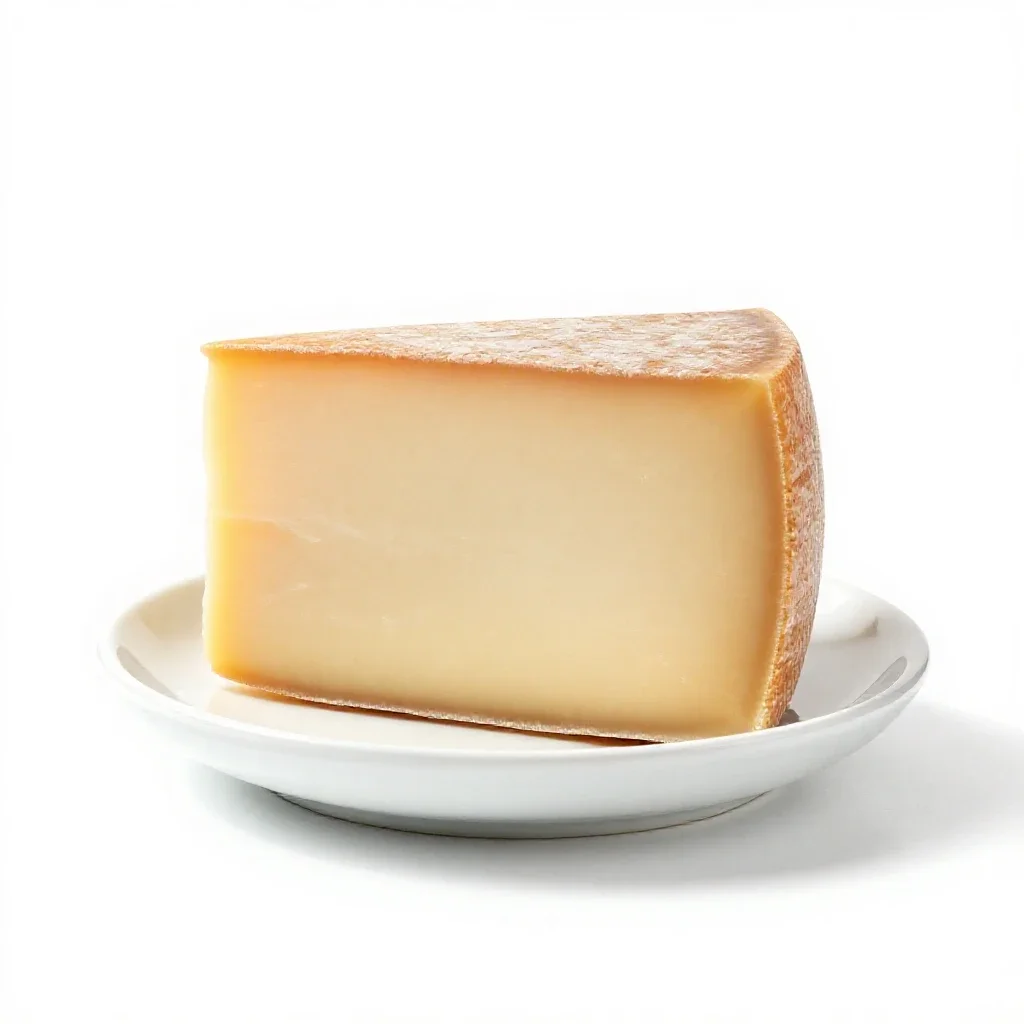 Hand cheese isolated on a white background