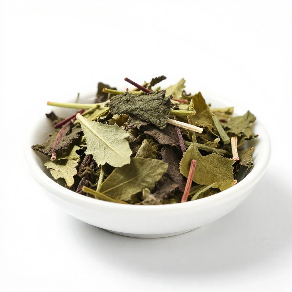 Herb tea isolated on a white background