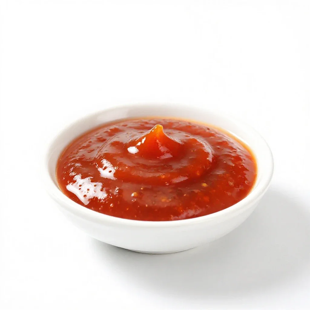 Hot sauce isolated on a white background