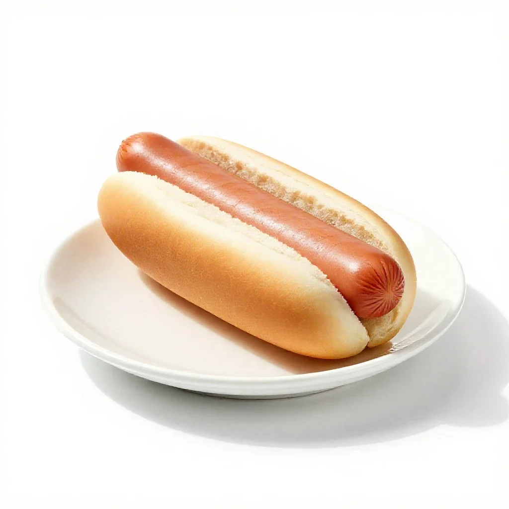 Hotdog isolated on a white background