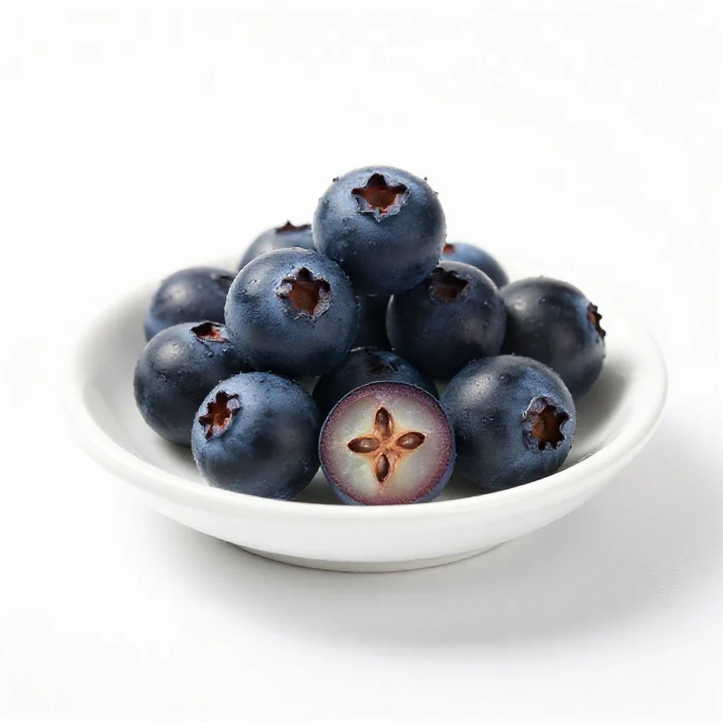 Juniper berries isolated on a white background