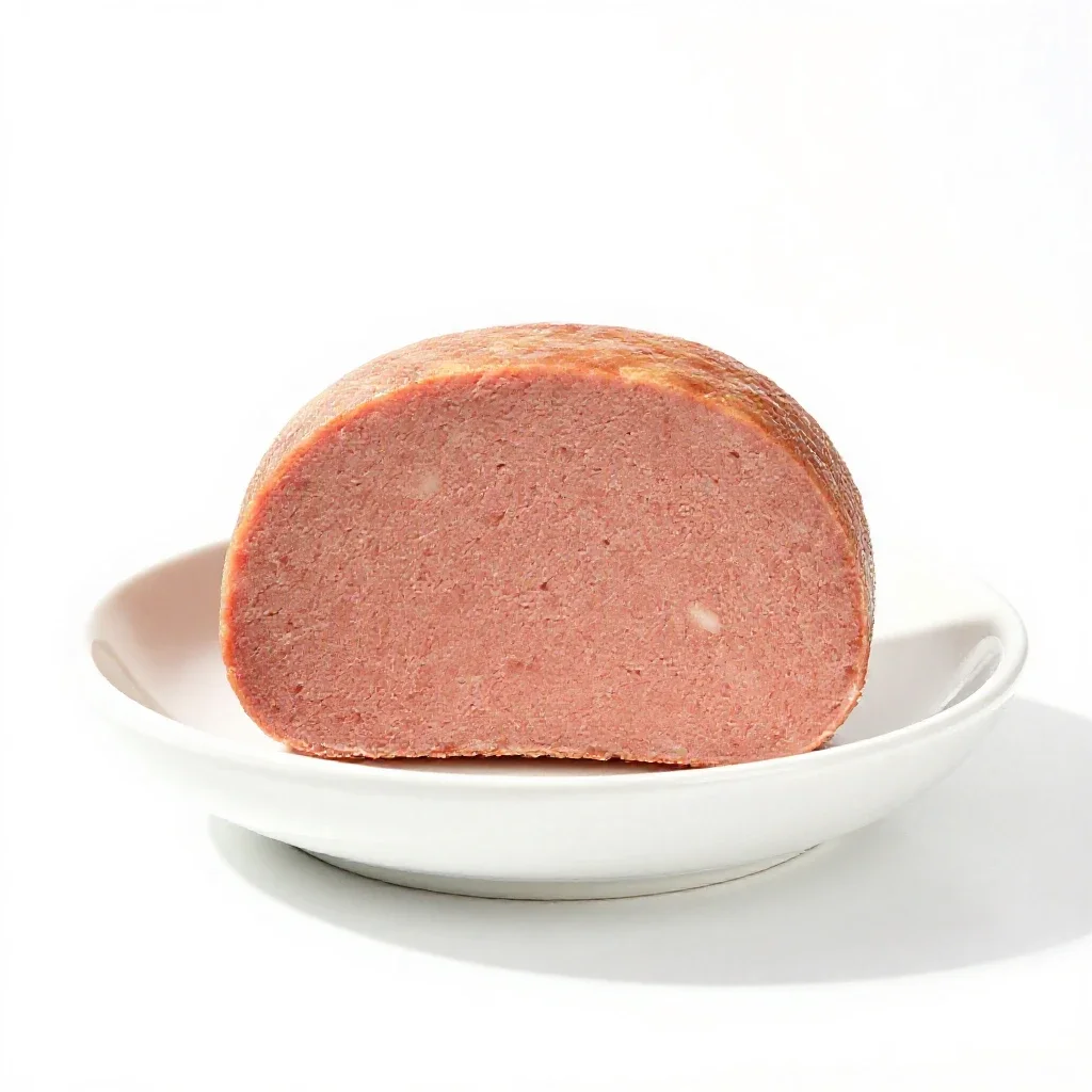Meat loaf isolated on a white background