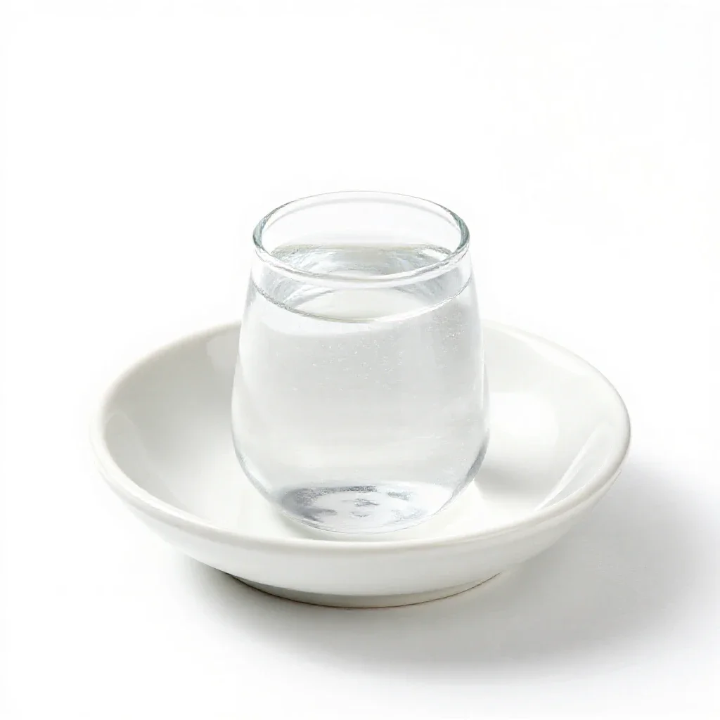 Mineral water isolated on a white background