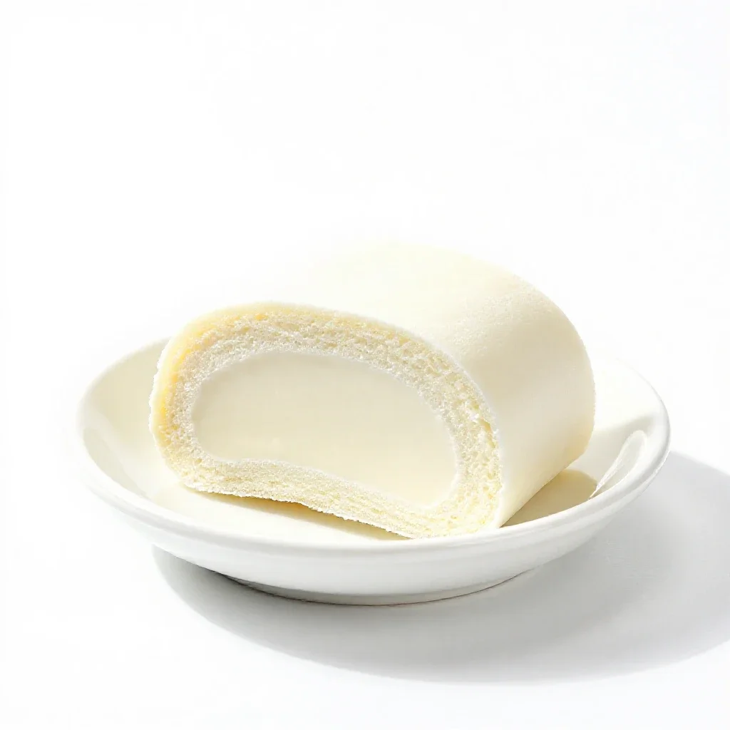 Nonfat dry milk isolated on a white background