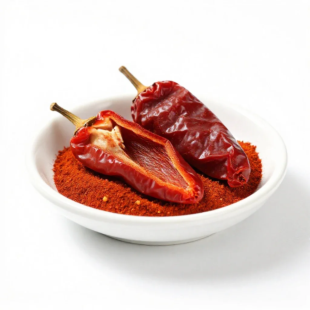 Paprika isolated on a white background