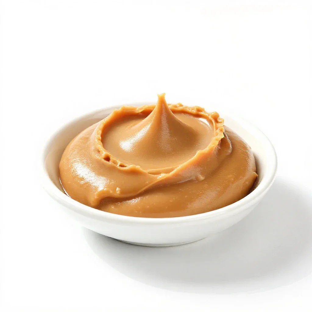 Peanut butter isolated on a white background