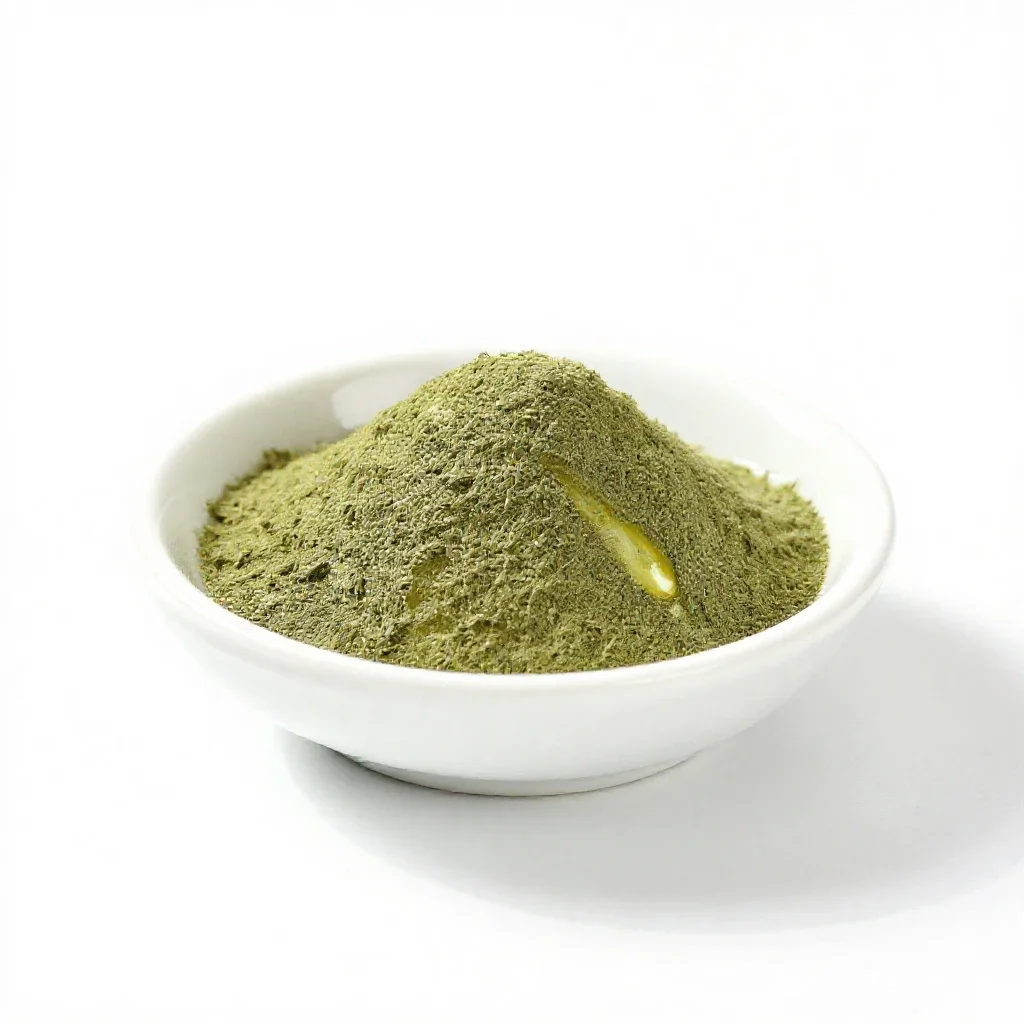 Peppermint oil isolated on a white background