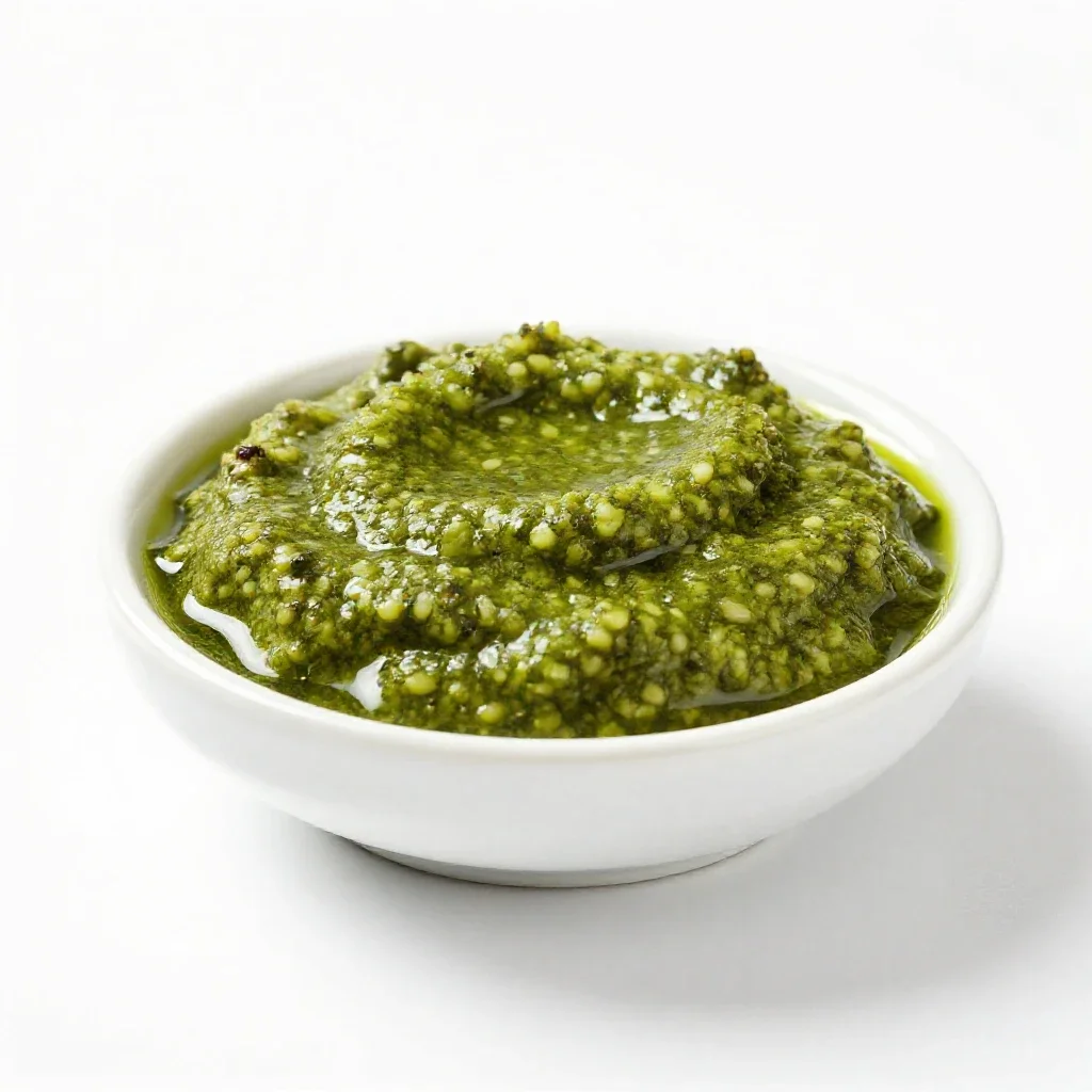 Pesto isolated on a white background