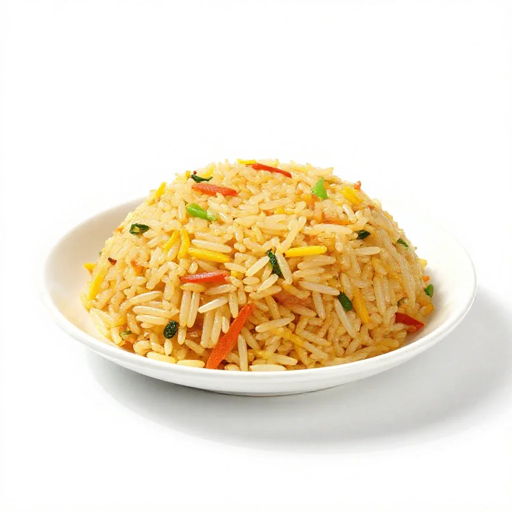 Pilaf isolated on a white background