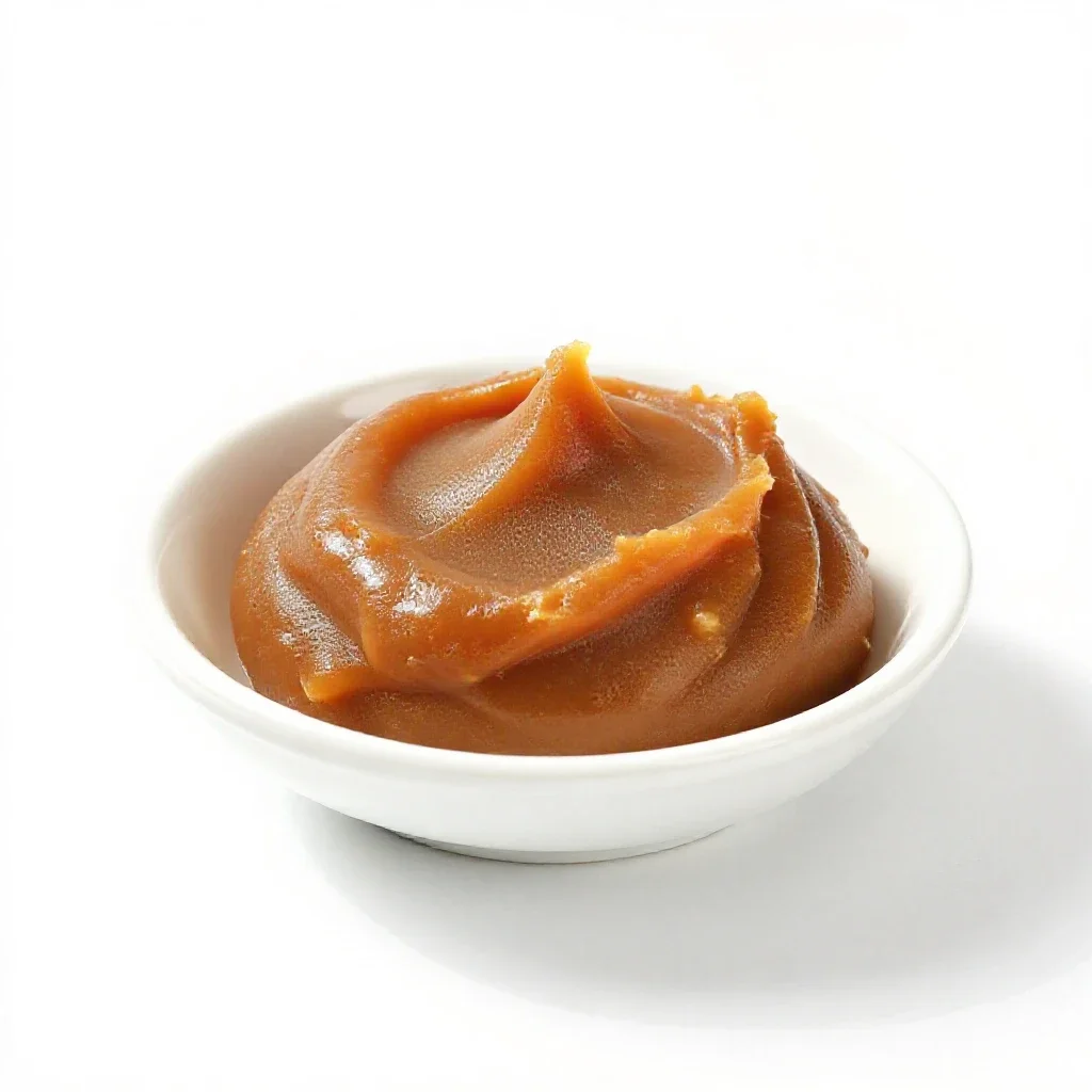 Pimento butter isolated on a white background