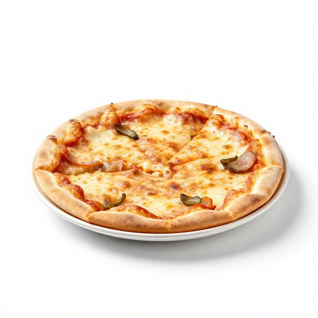 Pizza isolated on a white background