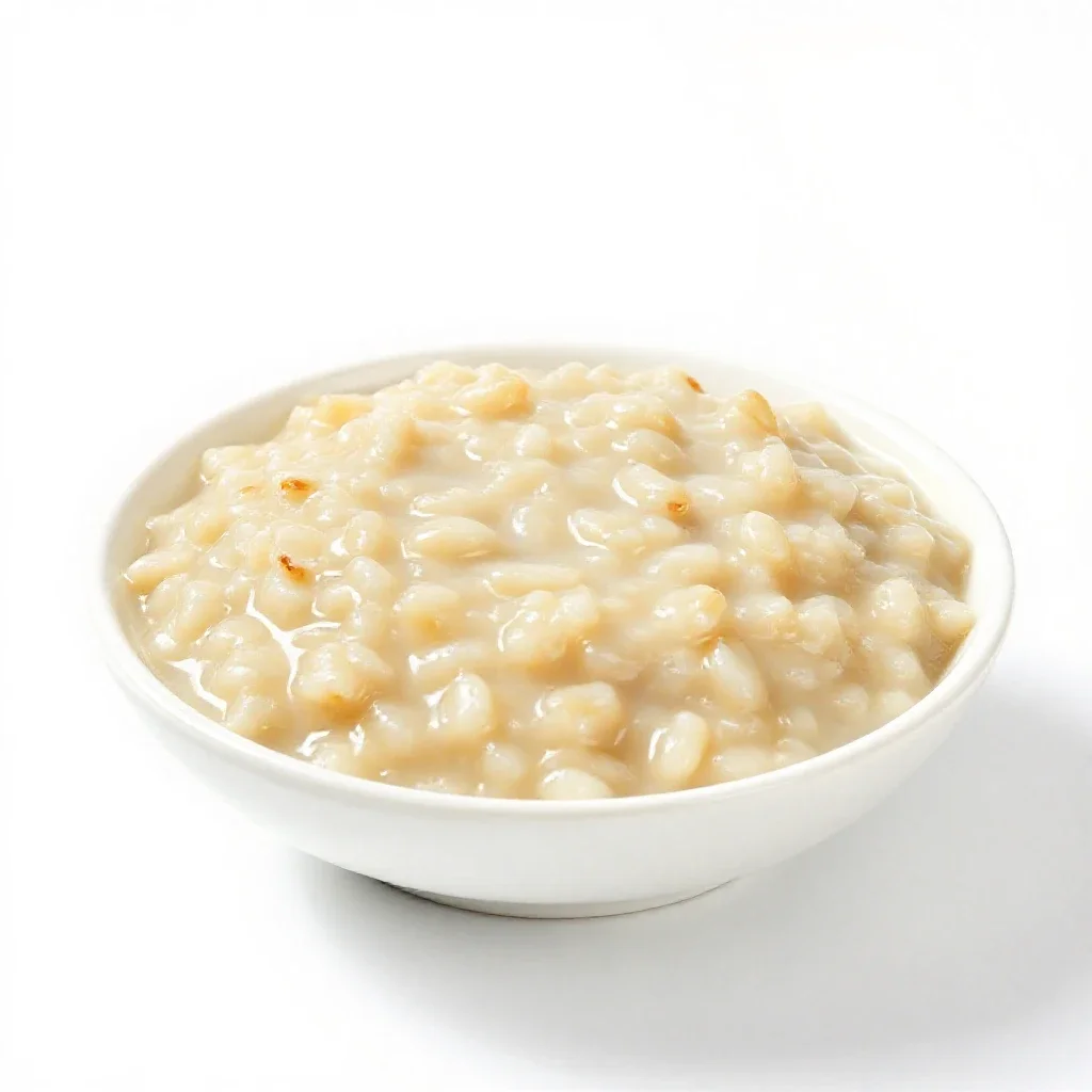 Porridge isolated on a white background