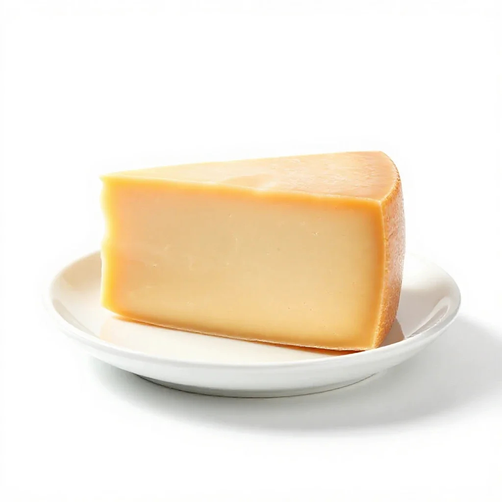 Process cheese isolated on a white background
