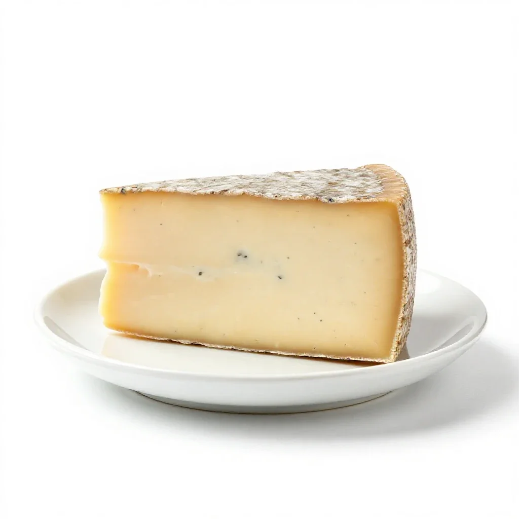 Quark cheese isolated on a white background