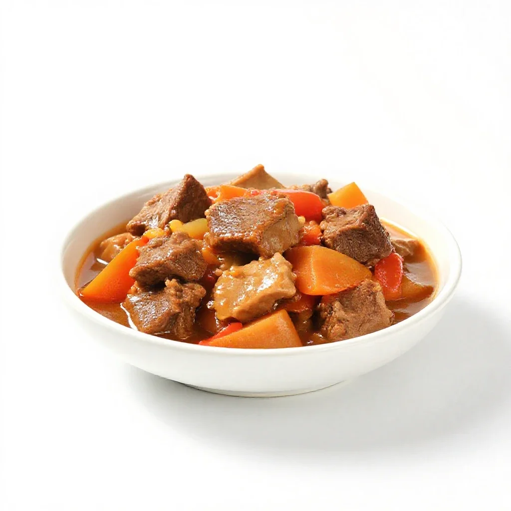 Ragout isolated on a white background