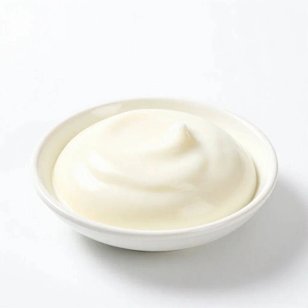 Raw milk isolated on a white background