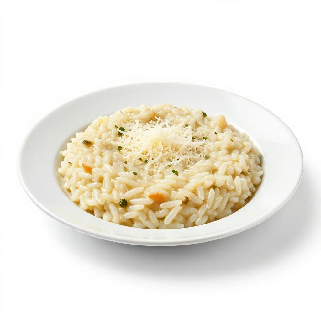Risotto isolated on a white background