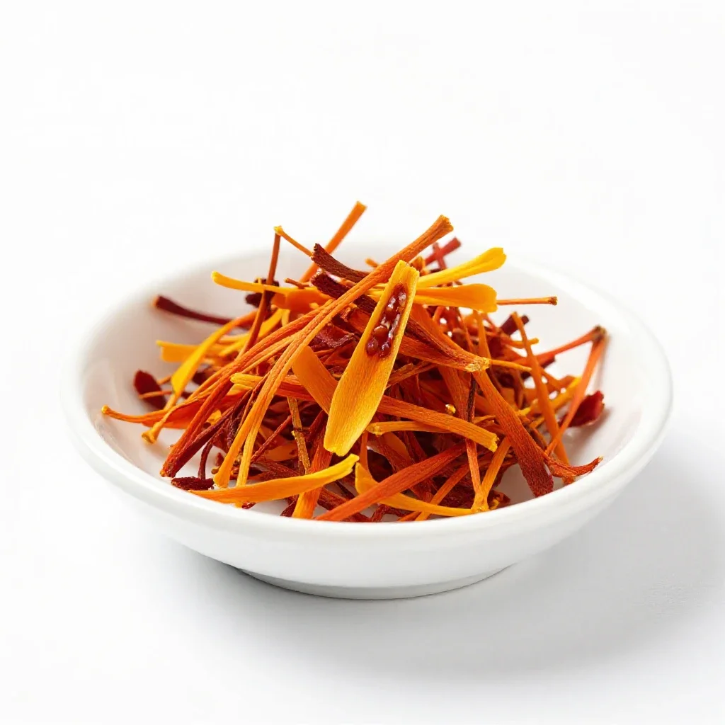 Saffron isolated on a white background